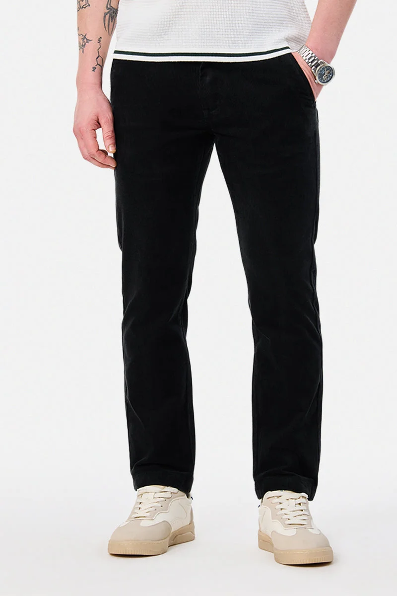SNITCH Comfort Fit Stretch Corduroy Chinos